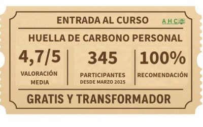El curs gratuït Ciutadans: Petjada de Carboni Personal ha estat valorat amb una nota mitjana de 4,7 sobre 5.