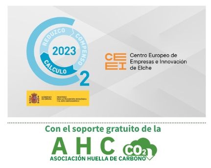 el centro europeo de Empresas e innovación de Elche obtiene el registro MIRECO con la ayuda gratuita de la asociación huella de carbono